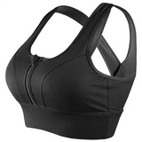 High impact sports Zipper bra